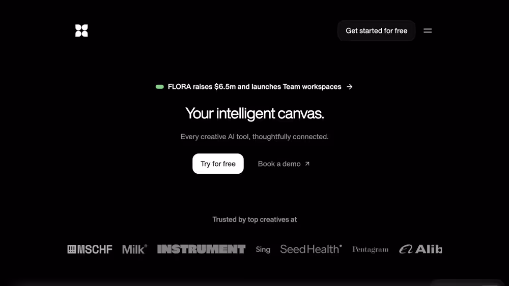 Website FLORA AI.