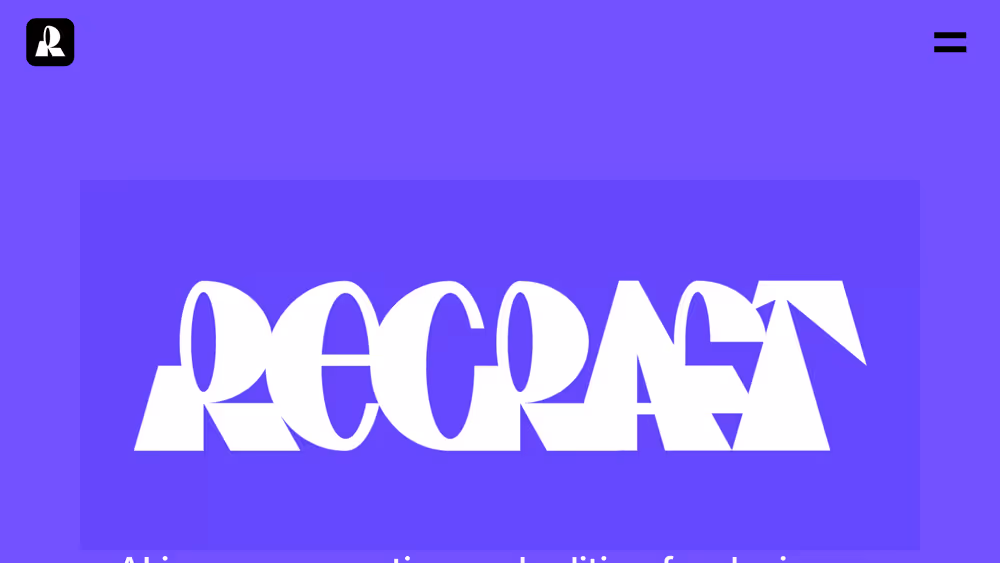 Website Recraft AI