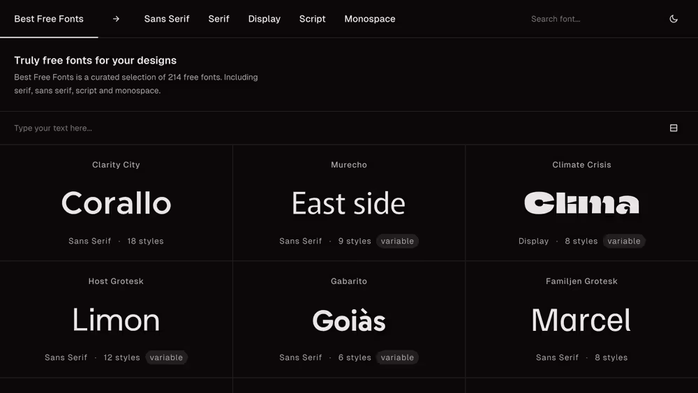 Website BestFreeFonts