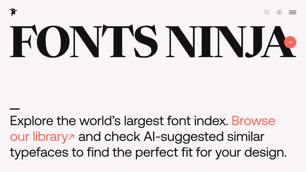 Website Fonts Ninja