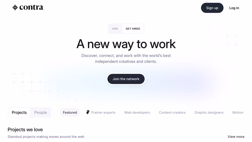 Website Contra Freelance
