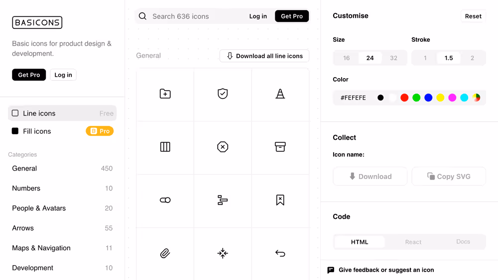 Website Basicons