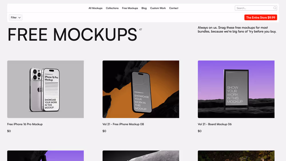 Website Design Deck Mockups