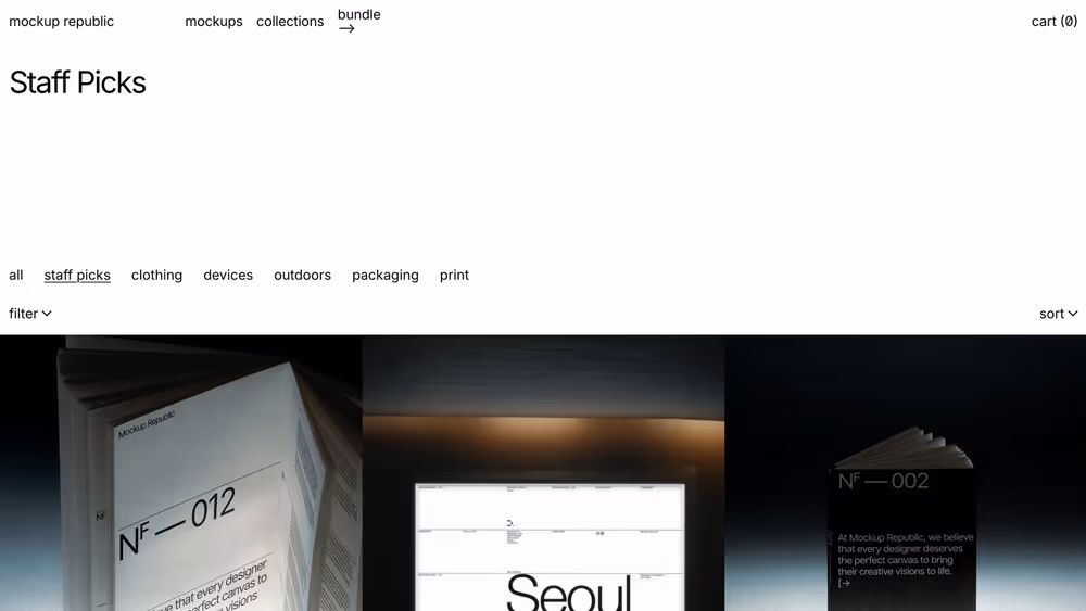 Website Mockup Republic