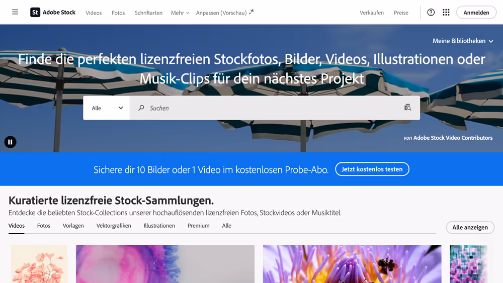 Website Adobe Stock