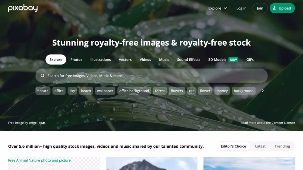 Website pixabay Stock Images