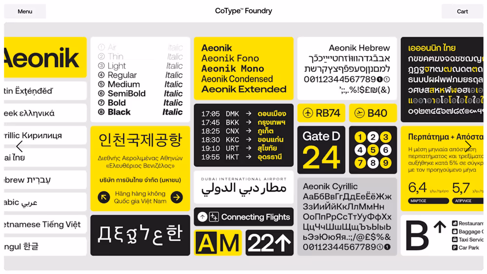 Website CoType Foundry