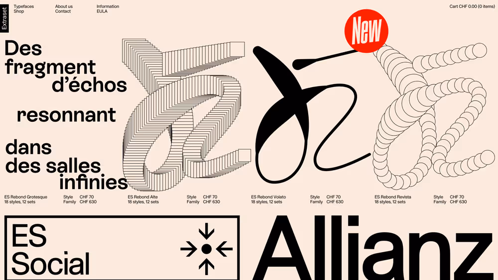 Website Extraset Type Foundry