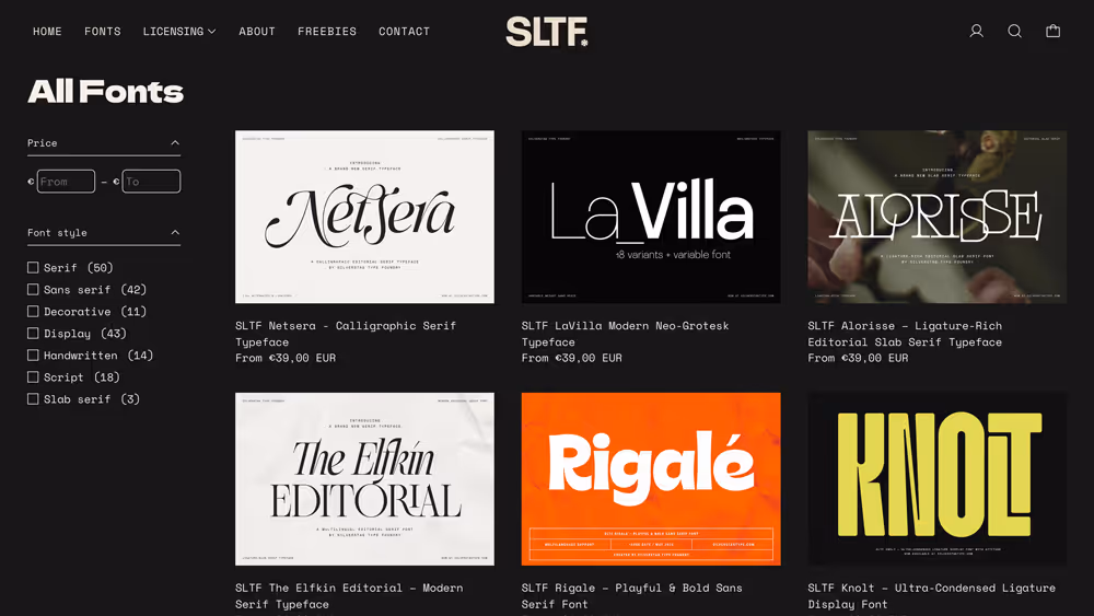 Website Silverstagtype