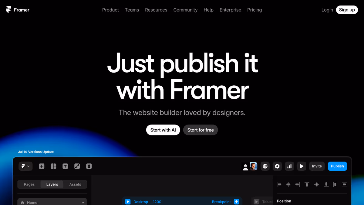 Website Framer