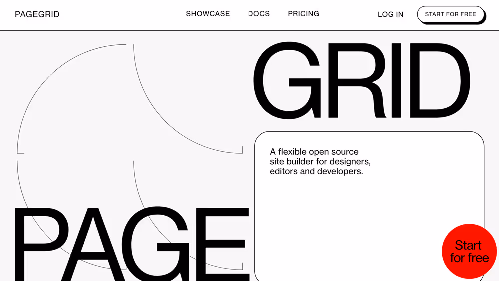 Website Page Grid